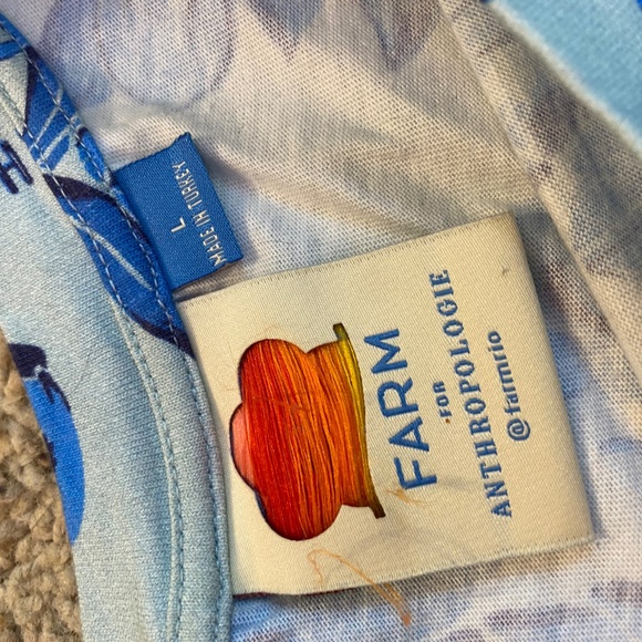 Farm Rio x Anthropologie Oversized Printed Graphic Tee Large - Picture 8 of 8